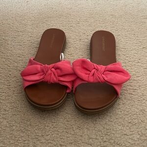 Lane Bryant slip on sandal